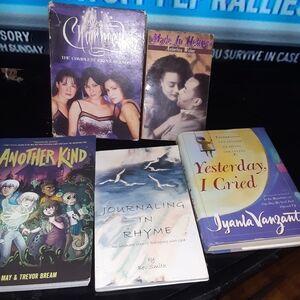 Book 4 Pc Collection with Various Titles Plus Charmed Dvds